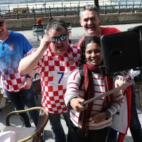 Okupljanje navijača uoči kvalifikacijske utakmice s Mađarskom za EP 2020.