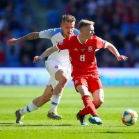 Wales (Matthew Smith) - Slovačka (Juraj Kucka)