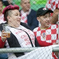 Navijači spremni za kvalifikacijsku utakmicu između Mađarske i Hrvatske
