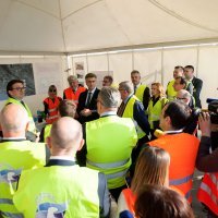 Andrej Plenković u obilasku željezničkog kontejnerskog terminala Brajdica