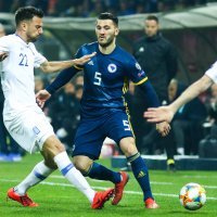 BiH - Grčka; nogomet; kvalifikacije za EP 2020.