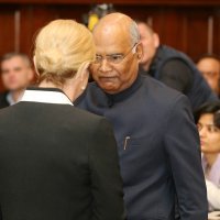 Kolinda Grabar Kitarović i Ram Nath Kovind na Hrvatsko-indijskom poslovnom forumu