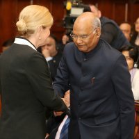 Kolinda Grabar Kitarović i Ram Nath Kovind na Hrvatsko-indijskom poslovnom forumu