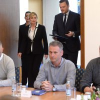 Radnici Uljanika kod Kolinde Grabar Kitarović