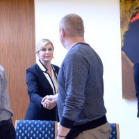 Radnici Uljanika kod Kolinde Grabar Kitarović