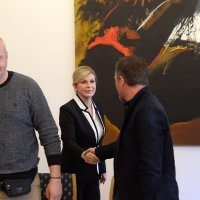 Radnici Uljanika kod Kolinde Grabar Kitarović