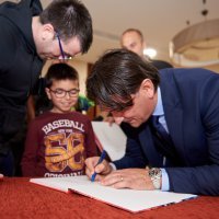 Zlatko Dalić i Ćiro Blažević na promociji knjige 'Rusija naših snova'