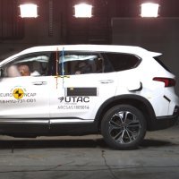 Hyundai Santa Fe u frontalnom sudaru na testu 2018.