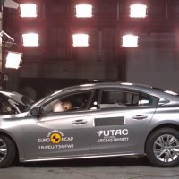 Peugeot 508 na testu frontalnog sudara 2018.