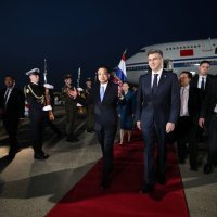 Li Keqiang sa suprugom  Cheng Hong u Zagrebu