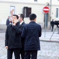 Pripreme uoči ceremonije službenog dočeka kineskog premijera Lija Keqianga ispred Banskih dvora