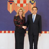 Sastanak predsjednice Republike Hrvatske Kolinde Grabar-Kitarović i predsjednika Državnog vijeća Narodne Republike Kine Li Keqianga