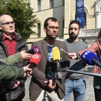 Konferencija inicijatora otvorenog pisma protiv dodjele počasnog doktorata Bandiću