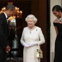 Barack i Michelle Obama, kraljica Elizabeta II