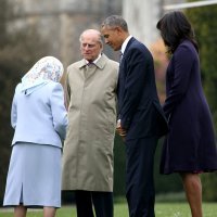 Barack i Michelle Obama, kraljica Elizabeta II i princ Philip
