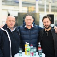 Marin Radić, direktor Sportkluba s komentatorima Patrikom Ćavarom i Ivanom Hodobom
