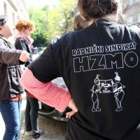 Prosvjed radnika Hrvatskog zavoda za mirovinsko osiguranje