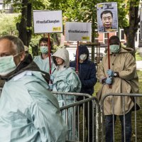 Prosvjed zbog kršenja ljudskih prava u Kini