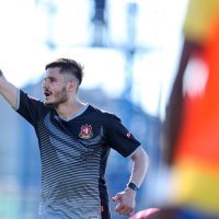 Kristijan Lovrić slavi gol protiv Intera