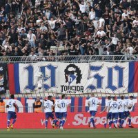 Hajduk slavi gol Stanka Jurića