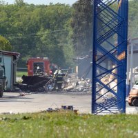 Koprivnica: U požaru izgorio pogon tvornice Eko papir