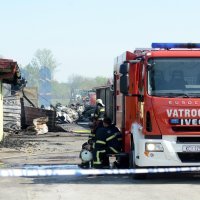 Koprivnica: U požaru izgorio pogon tvornice Eko papir