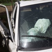 Automobil Škoda Octavia u kojoj je noćas u prometnoj nesreći na autocesti kod Bošnjaka poginulo četvero putnika