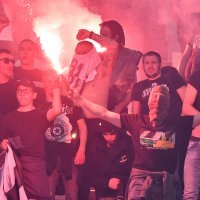 Atmosfera na derbiju Crvena zvezda - Partizan