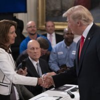 Kathy Warden i Donald Trump