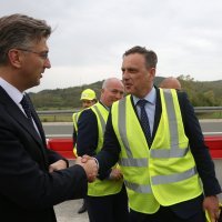 Andrej Plenković u obilasku Istarskog ipsilona