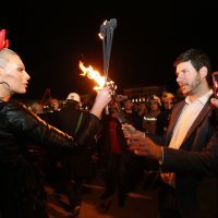 Split karneval 2017.  Ivan Pernar, Ava Karabatić