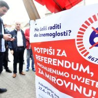 SDP-ovci potpisuju za referendum '67 je previše'
