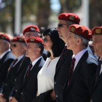 Svečani mimohod pripadnika Hrvatske vojske i hrvatskih branitelja