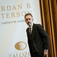 Jordan Peterson na predstavljanju knjige u Ljubljani, studeni 2018.