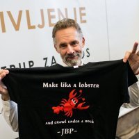 Jordan Peterson na predstavljanju knjige u Ljubljani, studeni 2018