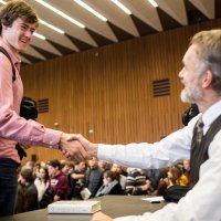 Jordan Peterson na predstavljanju knjige u Ljubljani, studeni 2018