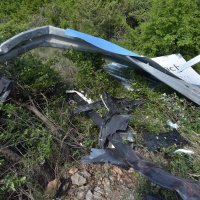 Mjesto prometne nesreće Darka Kovačevića Daruvarca u blizini Benkovca