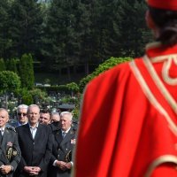 Polaganje vijenaca na grobu Gojka Šuška povodom 21. godišnjice smrti