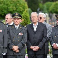 Polaganje vijenaca na grobu Gojka Šuška povodom 21. godišnjice smrti