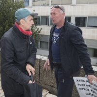 Incident na proslavi 28. godisnjice prosvjeda ispred zgrade Banovine protiv okupacije Republike Hrvatske od strane JNA