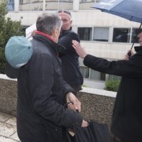 Incident na proslavi 28. godisnjice prosvjeda ispred zgrade Banovine protiv okupacije Republike Hrvatske od strane JNA