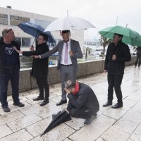 Incident na proslavi 28. godisnjice prosvjeda ispred zgrade Banovine protiv okupacije Republike Hrvatske od strane JNA