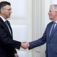Andrej Plenković sastao se s glavnim pregovaračem EU za Brexit Michelom Barnierom