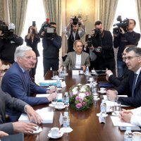 Andrej Plenković sastao se s glavnim pregovaračem EU za Brexit Michelom Barnierom