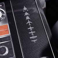 Grafiku 'DNA leta' na poklopcu središnje konzole od ugljičnih vlakana