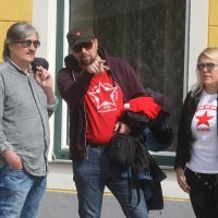 Protestni skup u centru Bleiburga antifašisticke organizacije Austrije, Italije, Hrvatske i Slovenije