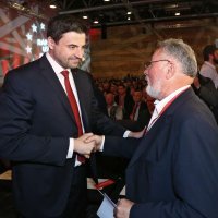Davor Bernardić na konvenciji SDP-a