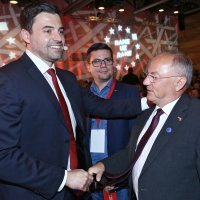 Davor Bernardić na konvenciji SDP-a