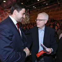 Davor Bernardić na konvenciji SDP-a