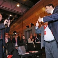 Davor Bernardić na konvenciji SDP-a